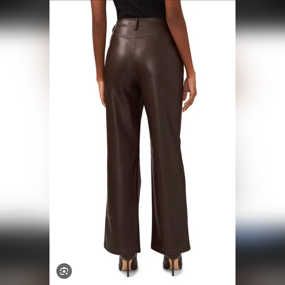 Halogen Nordstrom Brown Faux Leather Pants_6
